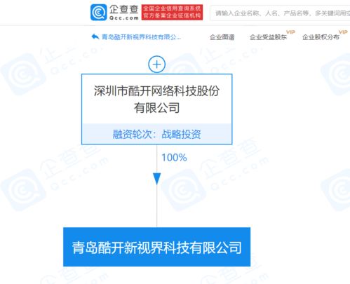 酷開網絡關聯企業新設科技公司，布局計算機軟硬件零售業務